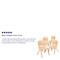 Flash Furniture Natural Plastic Stackable School Chair with 10.5" Seat Height, PK4 4-YU-YCX4-003-NAT-GG - alternate 10